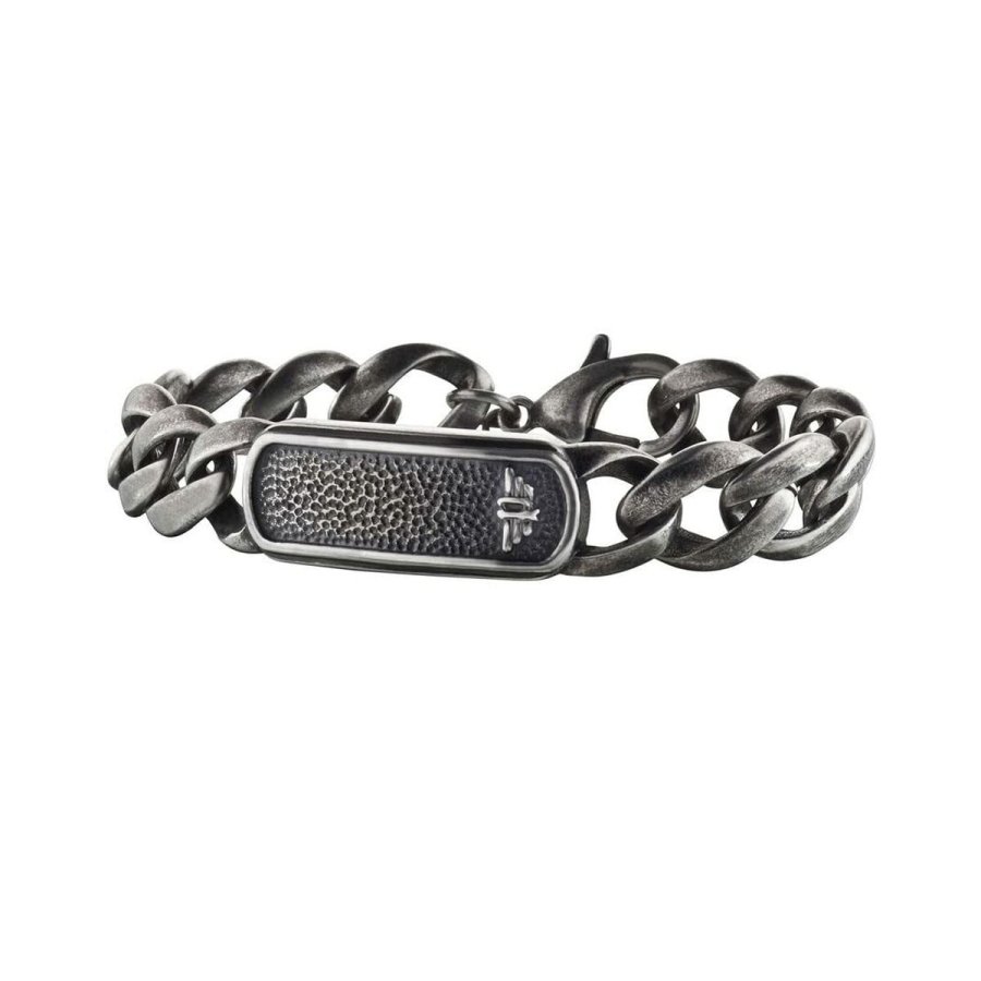 Armbnd til mnd Police Rustfrit stl S #1