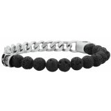 Armbnd til mnd Police S14AMS01B Rustfrit stl 20 cm #1