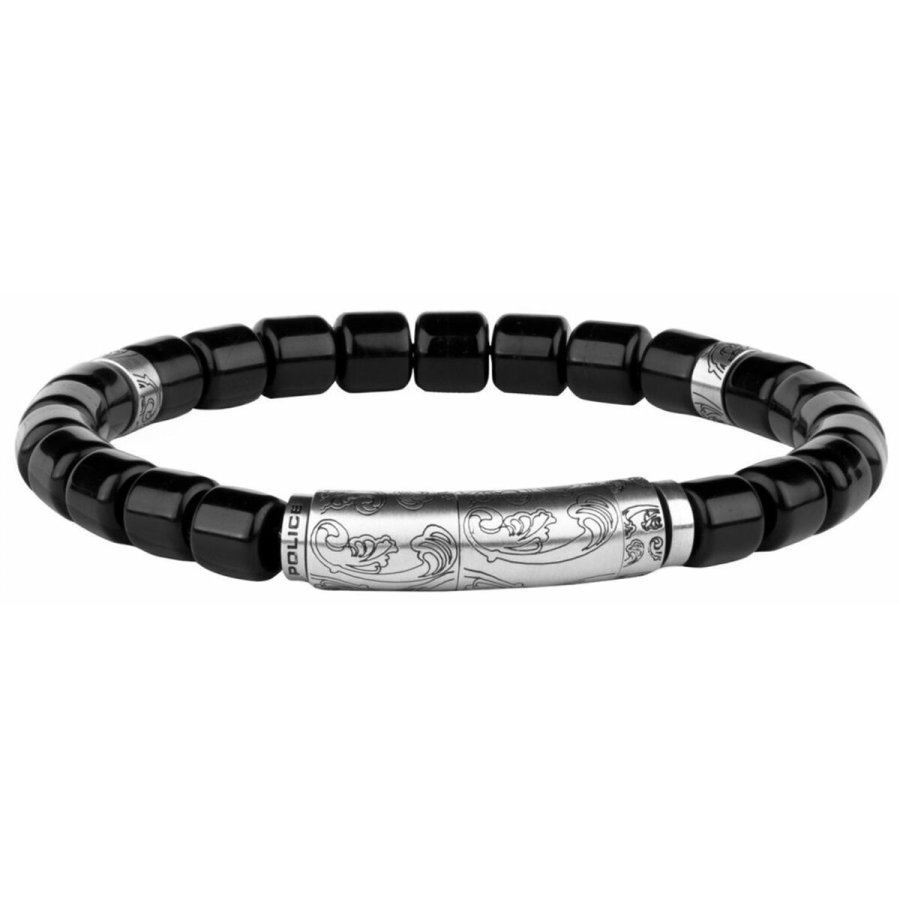 Armbnd til mnd Police PJ26352BSSB.01 Harpiks 19 cm #1