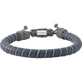 Armbnd til mnd Police PJ26486BLN.02 Lder 19 cm #1