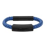 Armbnd til mnd Police PJ26492BLN.01 Lder 19 cm #1