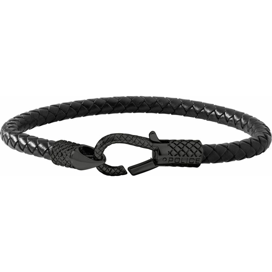 Armbnd til mnd Police PJ26491BLB.02 Lder 19 cm #1