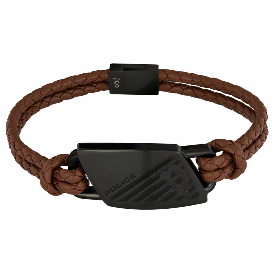 Armbnd til mnd Police PJ26559BLB.02 Rustfrit stl 19 cm #1