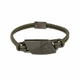 Armbnd til mnd Police PJ26559BLU.03 Lder 19 cm #1