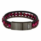 Armbnd til mnd Police PJ26552BLU.03 Harpiks 19-21 cm #1