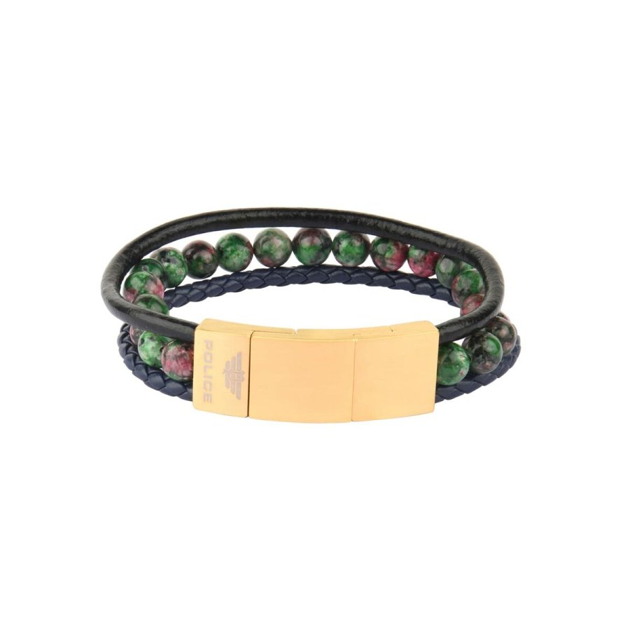 Armbnd til mnd Police PJ26552BLK.02 Rustfrit stl 45 cm 21,5 cm #5