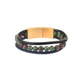 Armbnd til mnd Police PJ26552BLK.02 Rustfrit stl 45 cm 21,5 cm #4