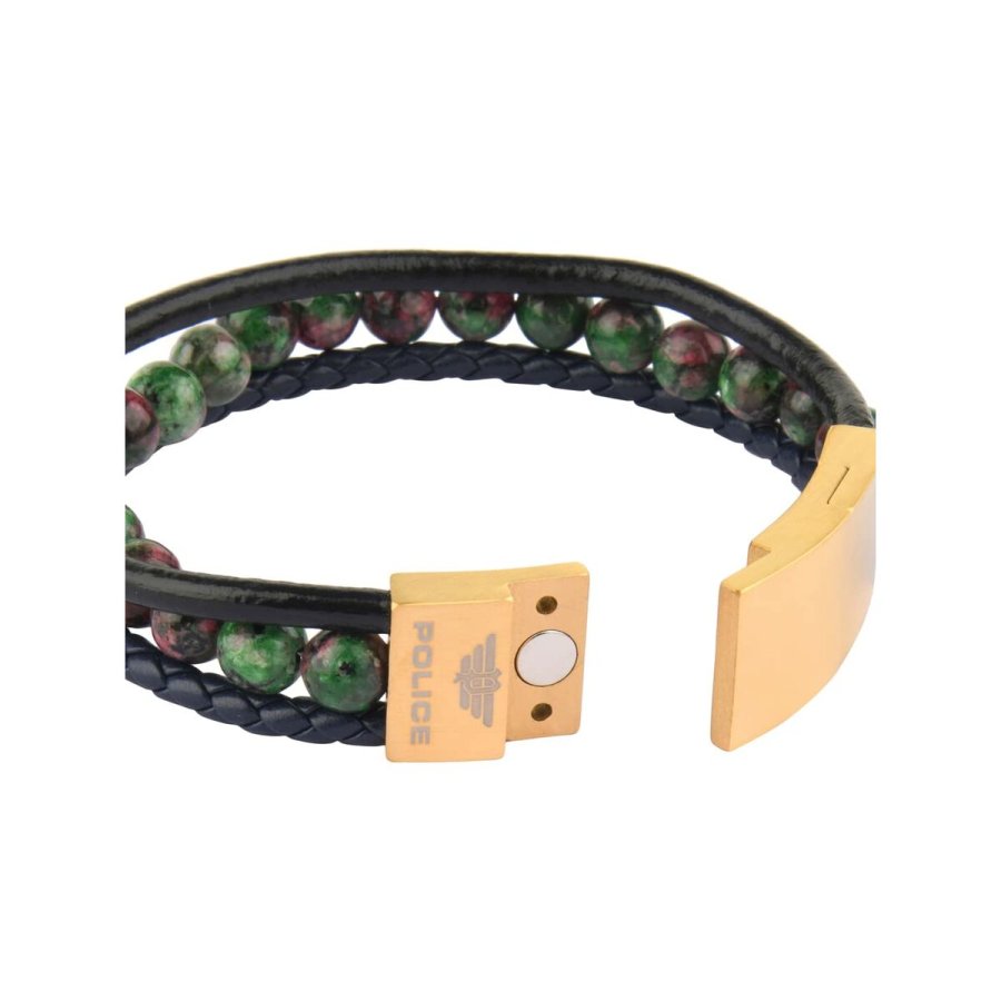Armbnd til mnd Police PJ26552BLK.02 Rustfrit stl 45 cm 21,5 cm #2