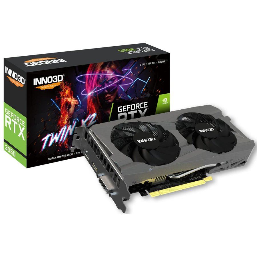 Grafikkort INNO3D N30502-08D6-1711VA41 Nvidia GeForce RTX 3050 8 GB GDDR6 #1