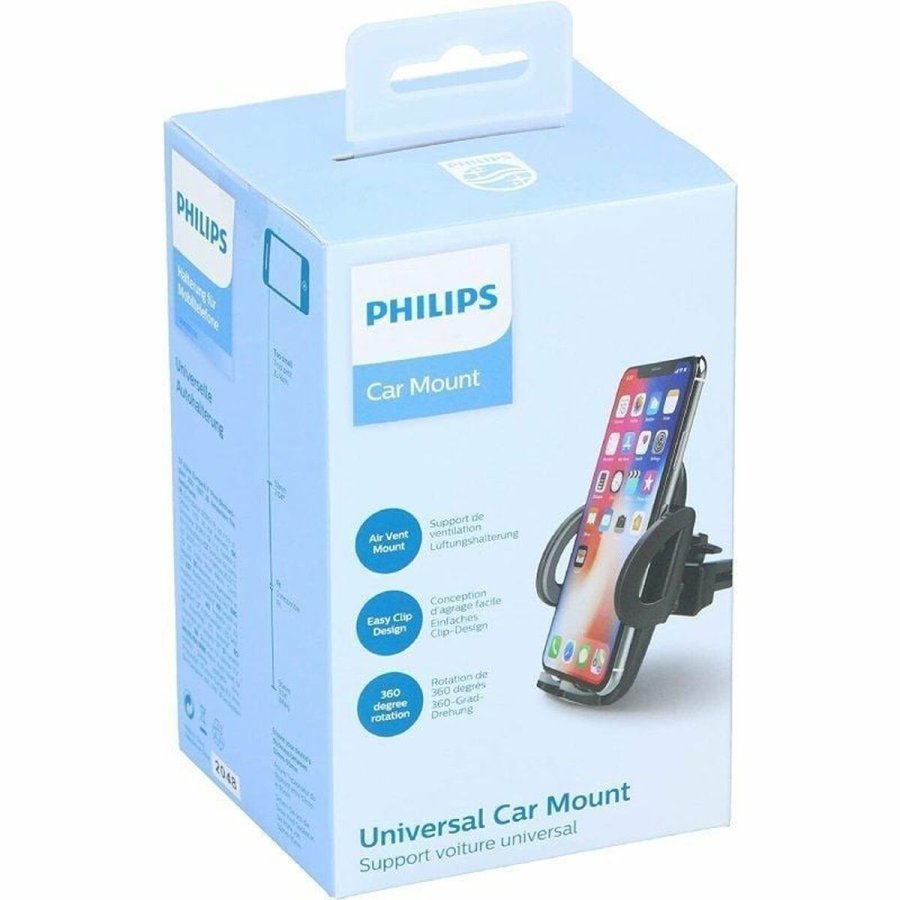 Mobilholder Philips DLK3531 Sort Silikone #1