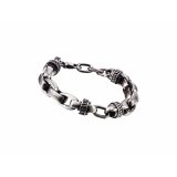 Armbnd til mnd Police PJ22257BSS-01 Rustfrit stl 18 cm #1