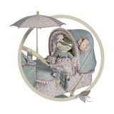 Kludedukke Decuevas Provenza ske der forvandles til en vugge 36 cm Bamse #5