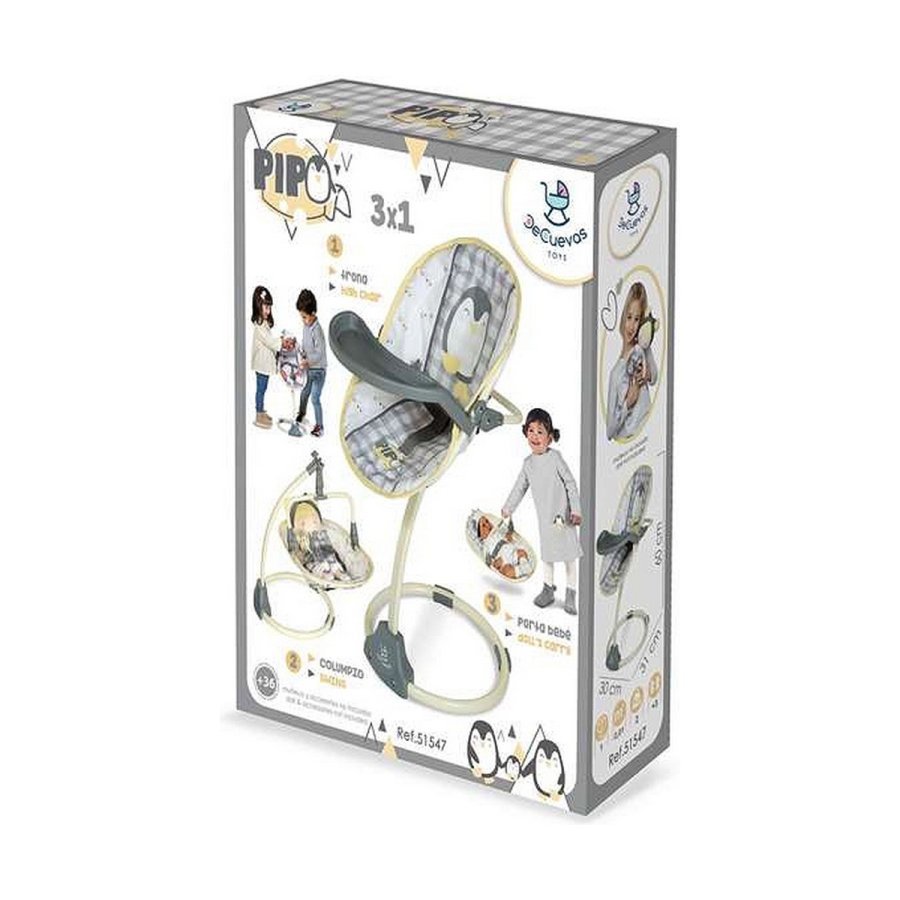 Trone Decuevas Pipo 30 x 31 x 60 cm 3-i-1 Gynge #1