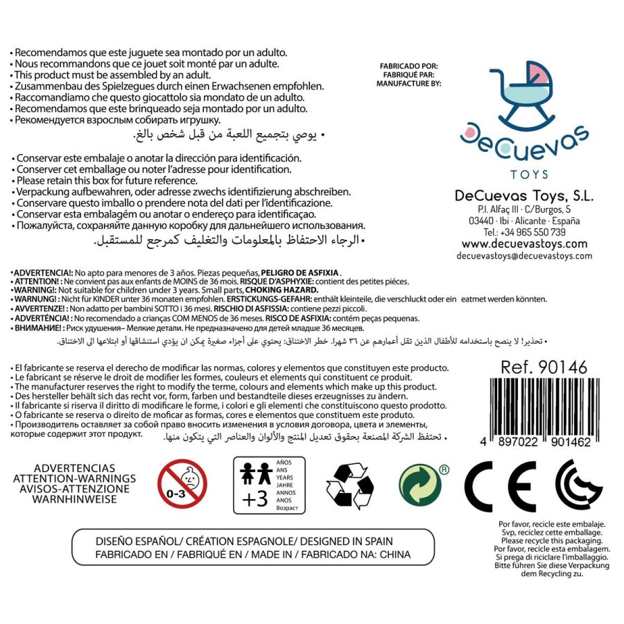 Lille Barnevogn til Dukker Decuevas Niza 35 x 45 x 75 cm #2