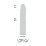 Penis cover NMC Length extender Sort  4,6 cm #3