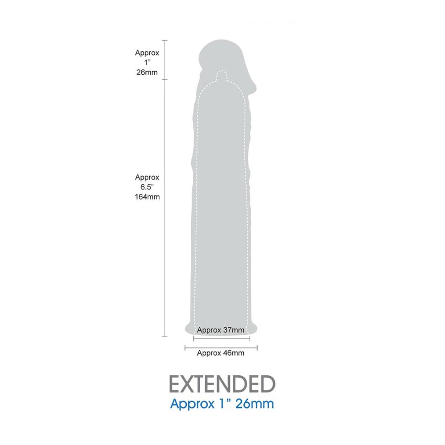 Penis cover NMC Length extender Sort  4,6 cm #3