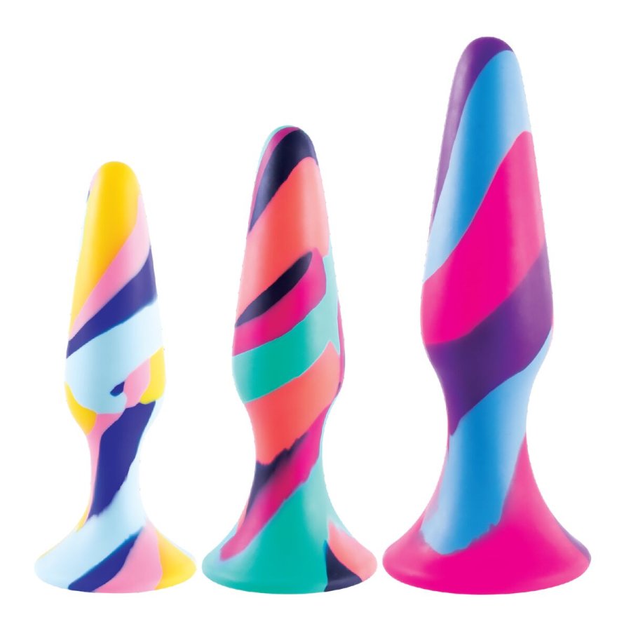 Anal plug NMC Multifarvet (12,7 cm) #1