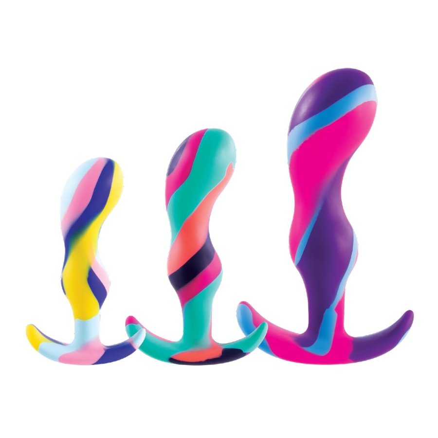 Anal plug NMC Multifarvet (8,9 cm) (12,7 cm) (10,1 cm) #1