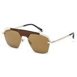 Solbriller til mnd Belstaff MAXFORD-DORADO-TAN-W Gylden  57 mm #1