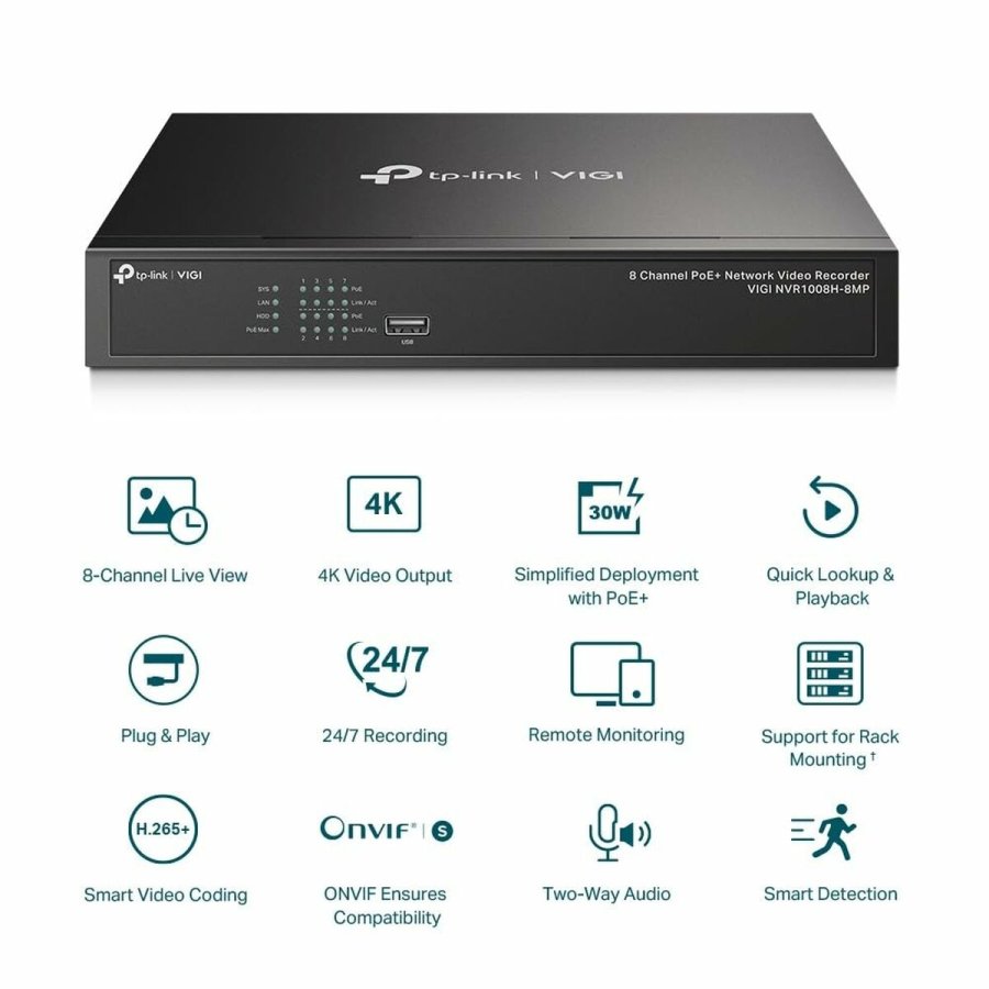 Netvrksvideooptager TP-Link VIGI NVR1008H-8MP #4