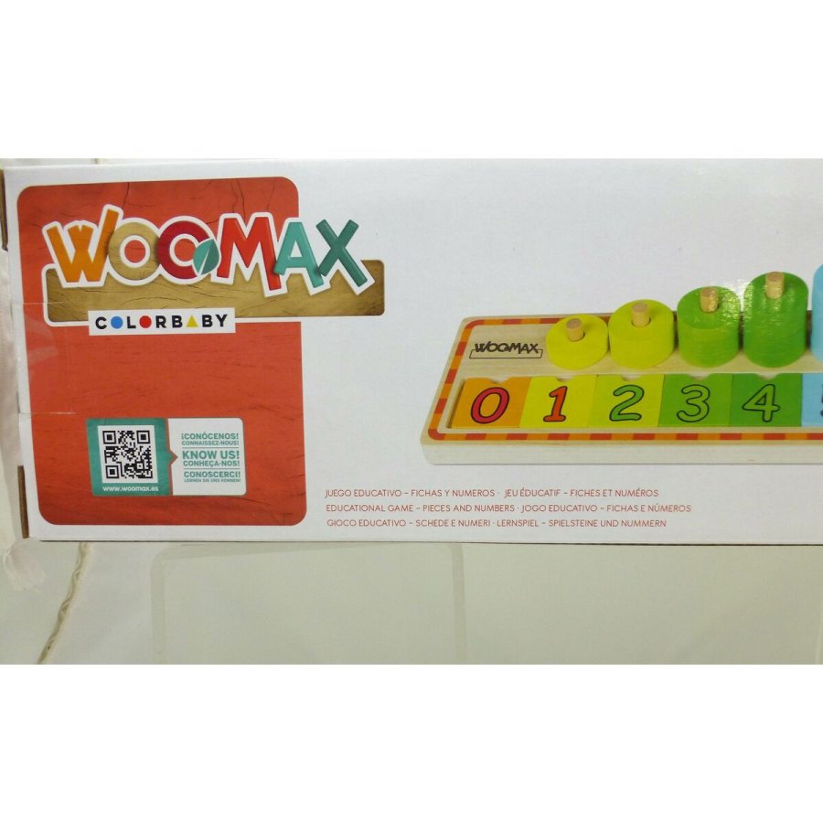 Lrerigt Brnespil Woomax Tal 56 Dele 4 enheder 43 x 11 x 11 cm #7