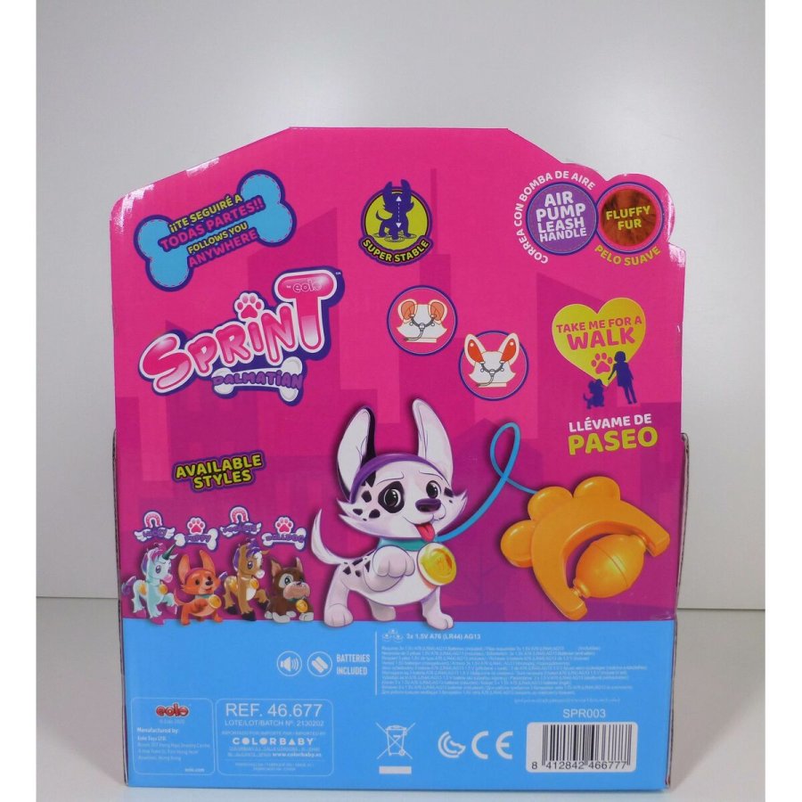 Plydsbamse Eolo Sprint Hund 19 x 21,5 x 13 cm (4 enheder) #5