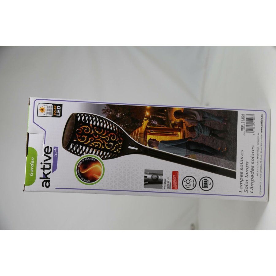 S�t med solcelle-havelys Aktive 51 Plastik 11 x 77,5 x 11 cm (4 enheder) #3