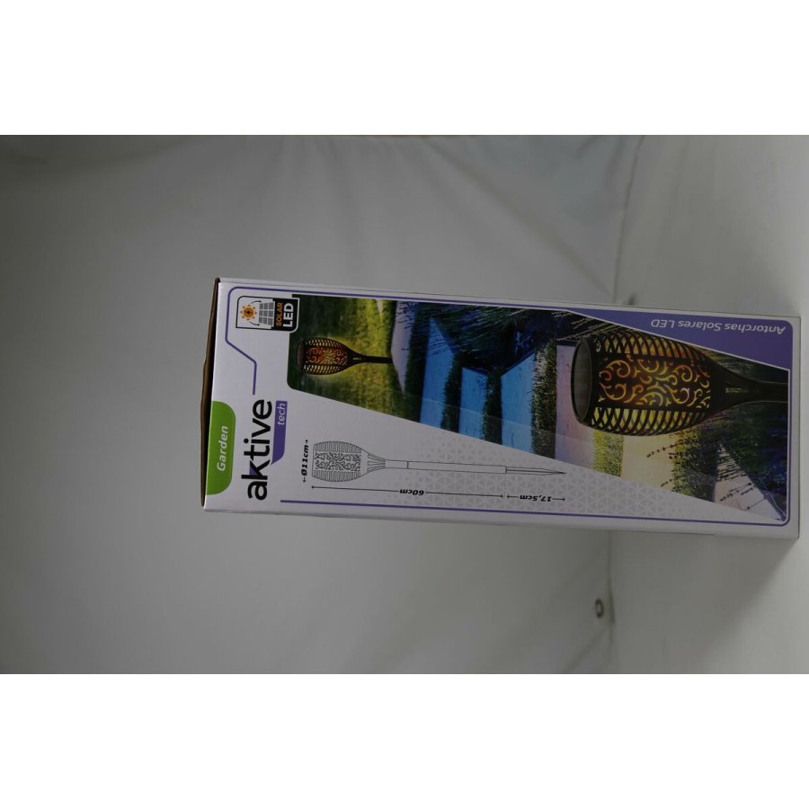 S�t med solcelle-havelys Aktive 51 Plastik 11 x 77,5 x 11 cm (4 enheder) #6