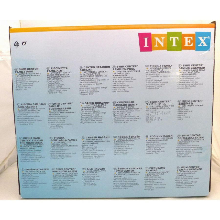 Oppustelig Pool til Brn Intex 460 L 185 x 53 x 180 cm (3 enheder) #43