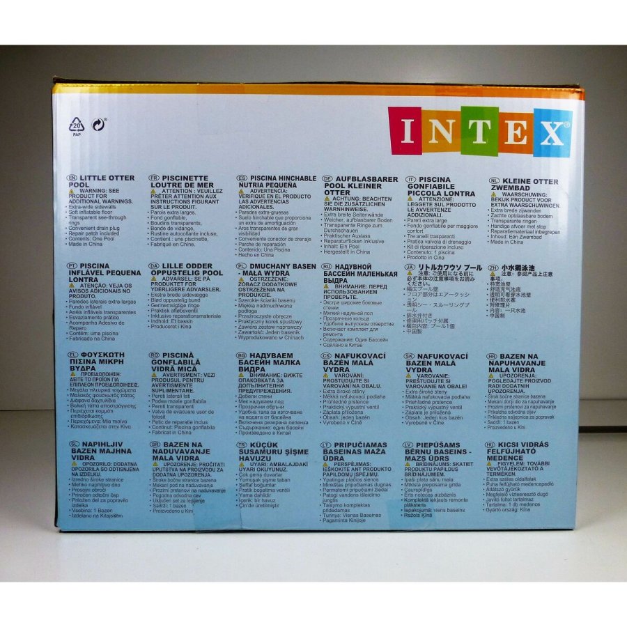 Oppustelig Pool til Brn Intex Vandmand 360 L 152 x 56 x 152 cm (3 enheder) #7