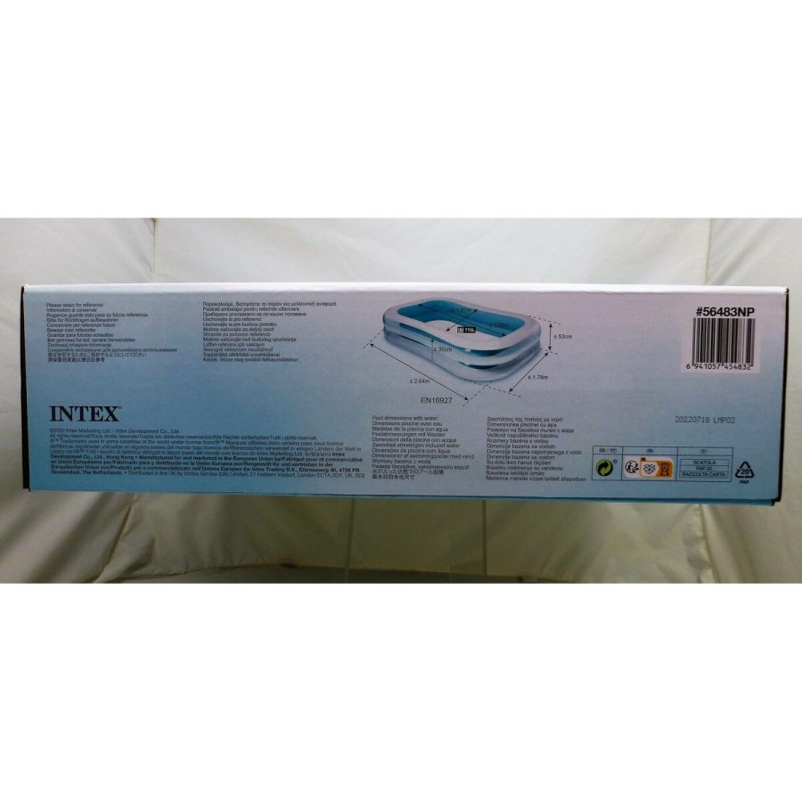 Oppustelig Pool Intex Hvid/Grn 770 L 262 x 56 x 175 cm (2 enheder) #43