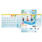 Oppustelig Pool Intex Bl Hvid Bl/hvid 540 L 203 x 48 x 152 cm (3 enheder) #7