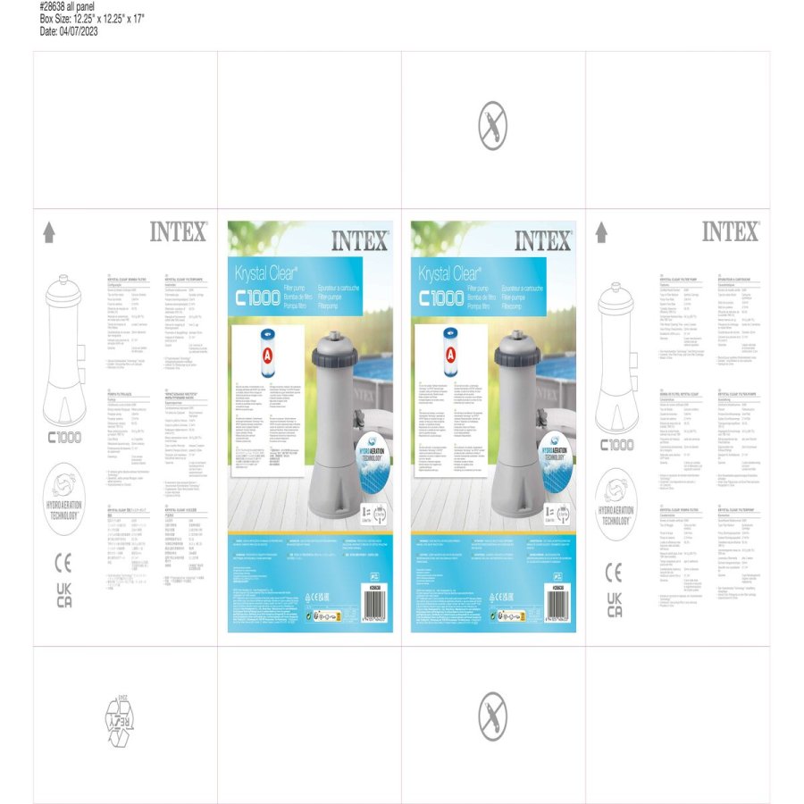 Rensesystem til swimmingpool Intex Krystal Clear 99 W 3785 l/h #36