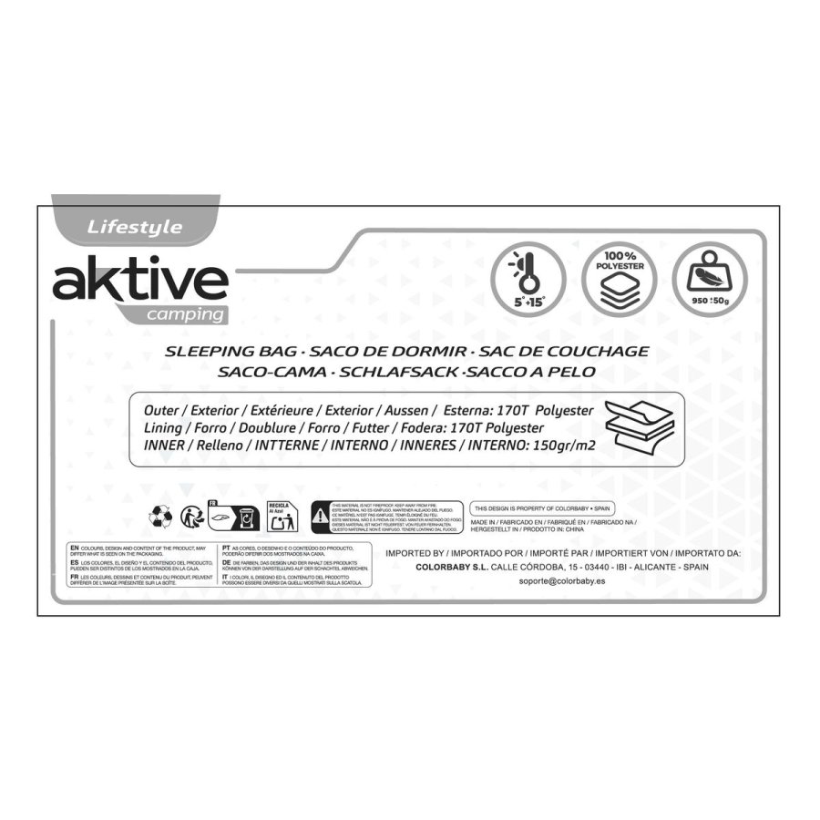 Sovepose Aktive 1 Kappe 190 x 2,5 x 75 cm (4 enheder) #11