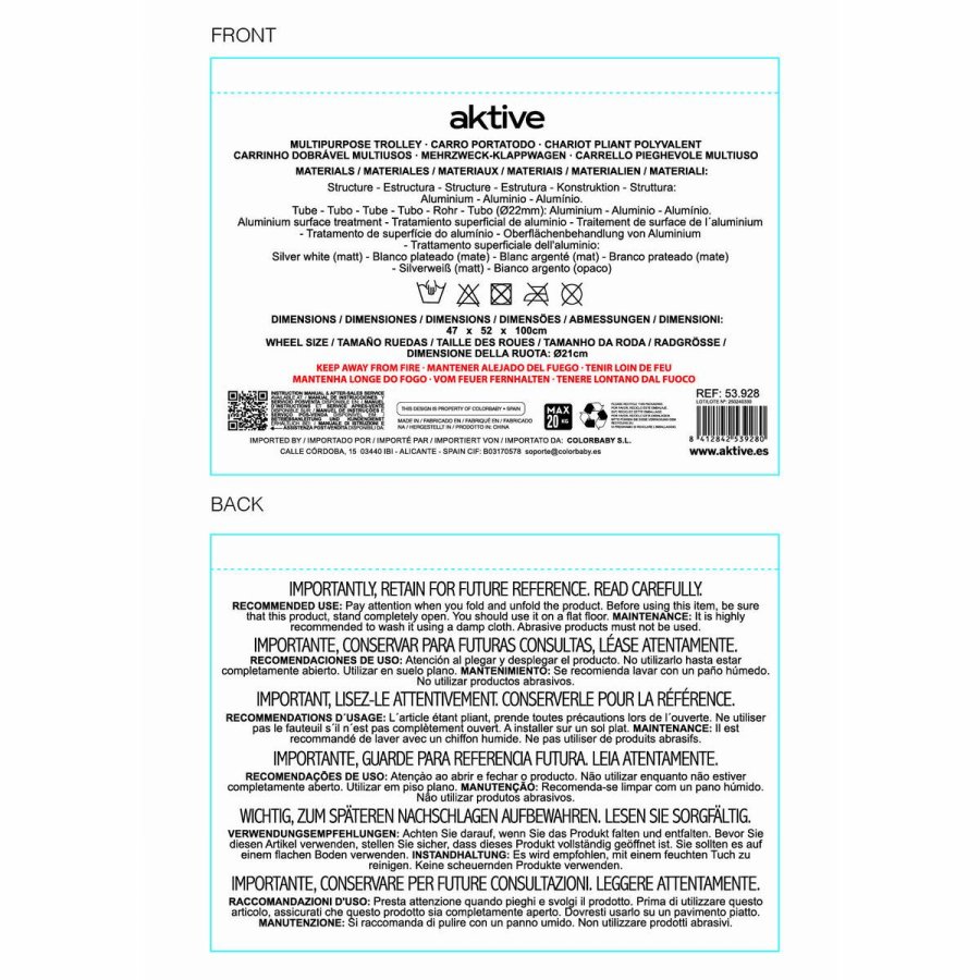 Multifunktionel vogn Aktive Bl� #7