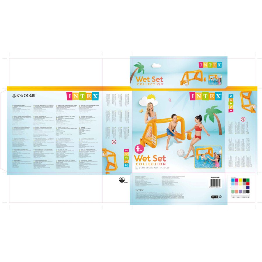 Ml oppustet Intex Orange #13
