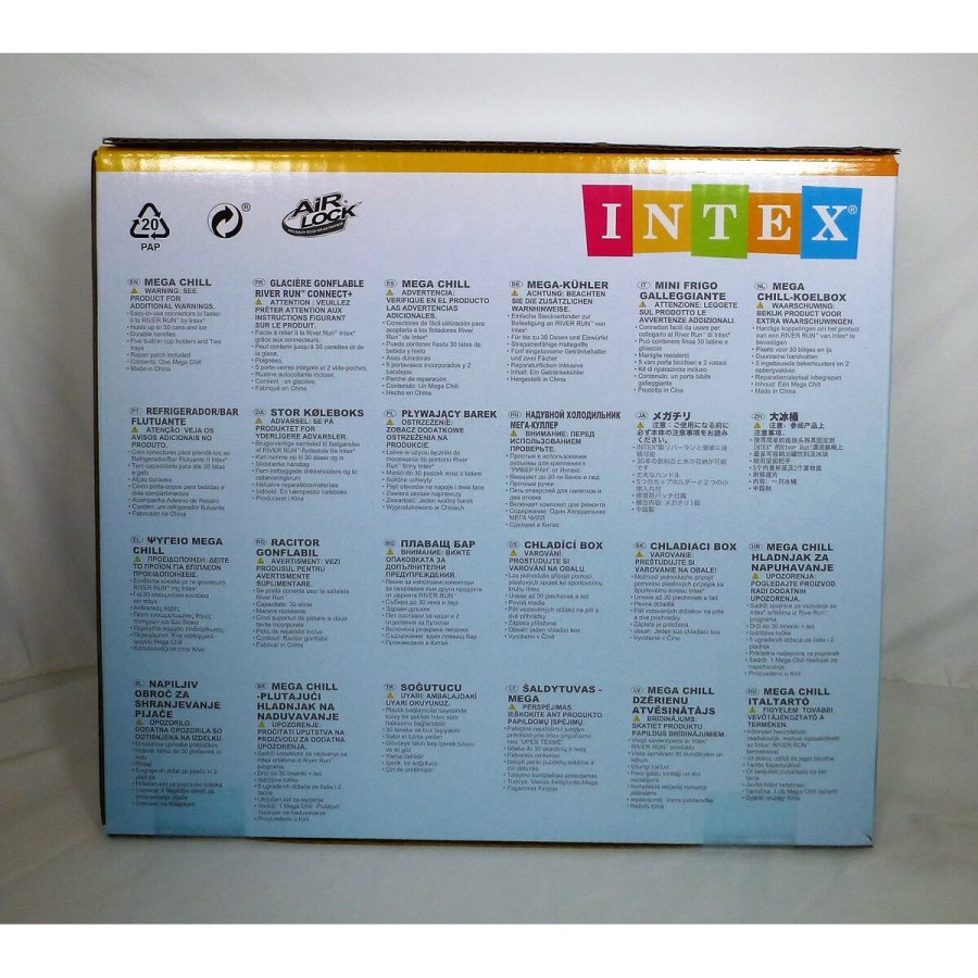 Flydende oppustelig kler Intex Mega Chill 89 x 35 x 89 cm (6 enheder) #7