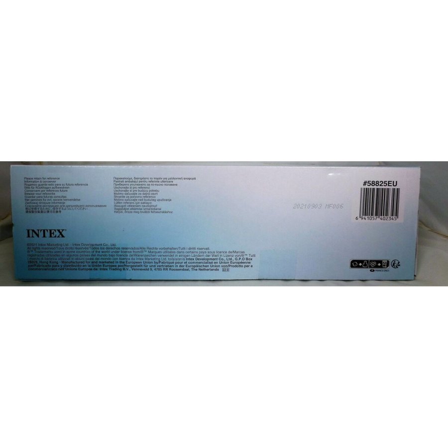 Oppustelig poolstol Intex River Run Bl Hvid 135 x 13,5 cm (6 enheder) #6