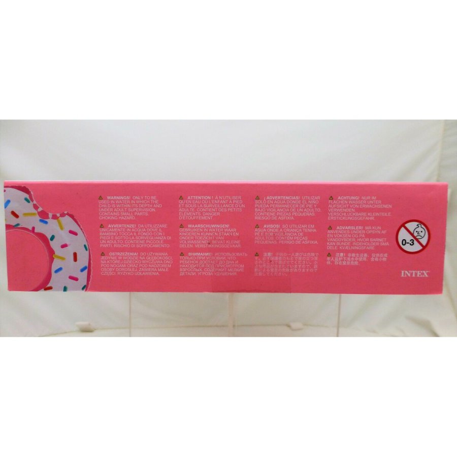 Oppusteligt hjul Intex Donut Pink 107 x 99 x 23 cm (12 enheder) #43
