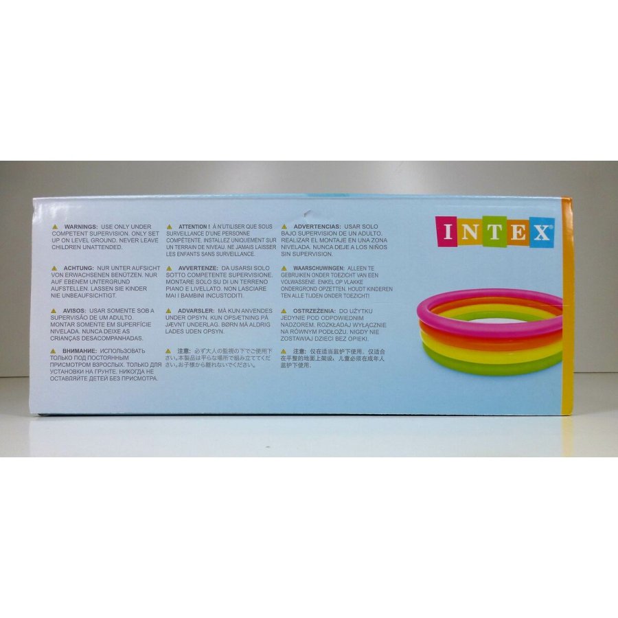 Oppustelig Pool til Brn Intex Sunset Ringe 780 L 168 x 46 x 168 cm (6 enheder) #43