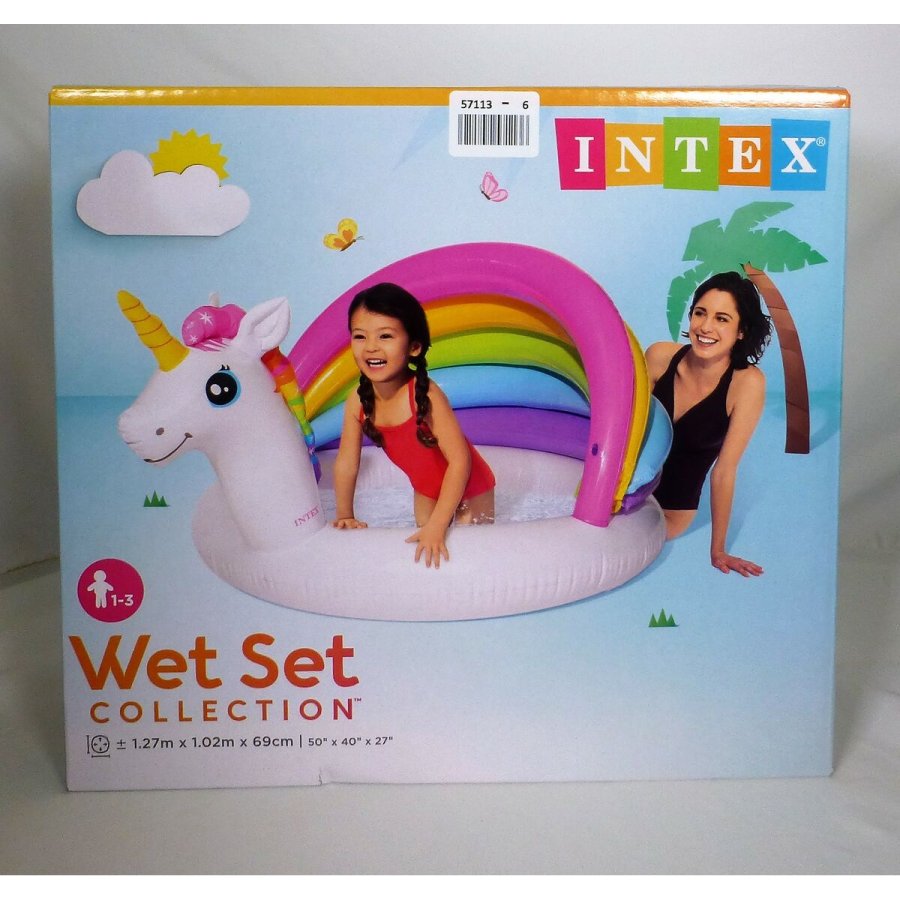 Oppustelig Pool til Brn Intex Enhjrning Markise 45 L 102 x 69 x 127 cm (6 enheder) #7