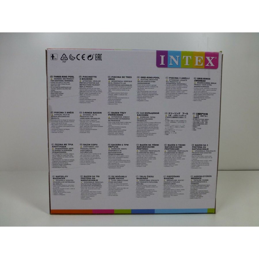 Oppustelig Pool til Brn Intex Sunset Ringe 131 L 114 x 25 x 114 cm (6 enheder) #43
