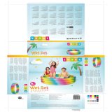 Oppustelig Pool til Brn Intex Multifarvet Ringe 330 L 147 x 33 x 147 cm (6 enheder) #36