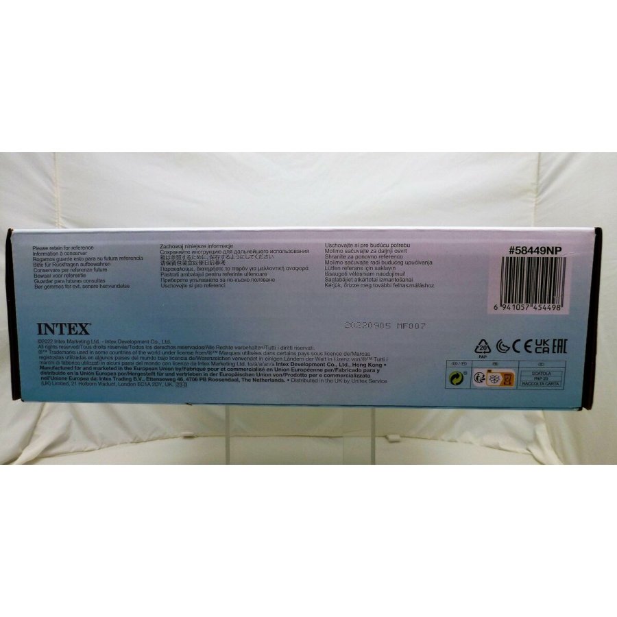 Oppustelig Pool til Brn Intex Multifarvet Ringe 581 L 168 x 38 x 168 cm (6 enheder) #36
