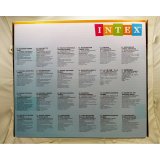 Oppustelig Pool til Brn Intex Multifarvet Ringe 581 L 168 x 38 x 168 cm (6 enheder) #43
