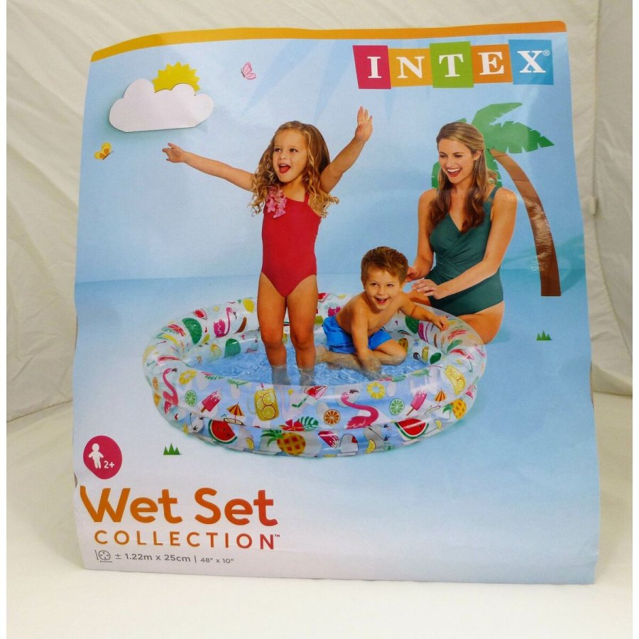 Oppustelig Pool til Brn Intex Tropisk Ringe 150 l 122 x 25 cm (12 enheder) #43