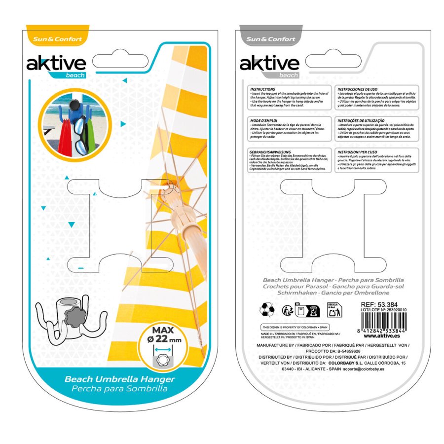 Parasolb�jle Colorbaby Plastik 11 x 5 x 11 cm (30 enheder) #7