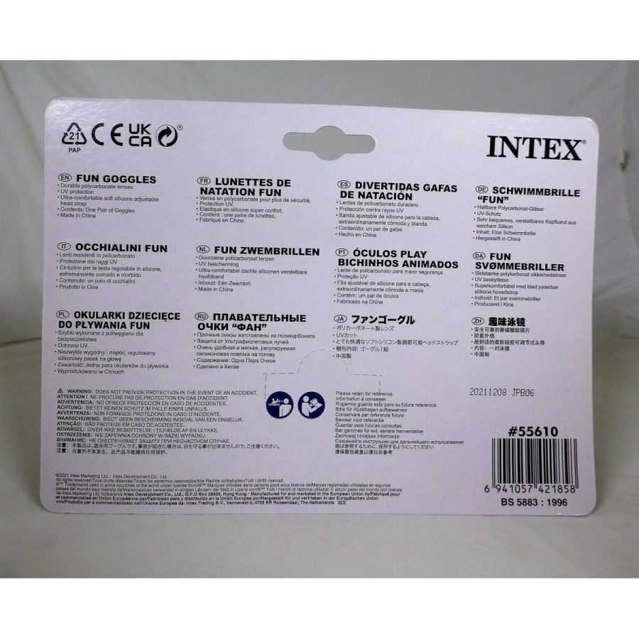 Svmmebriller til Brn Intex Junior (12 enheder) #36