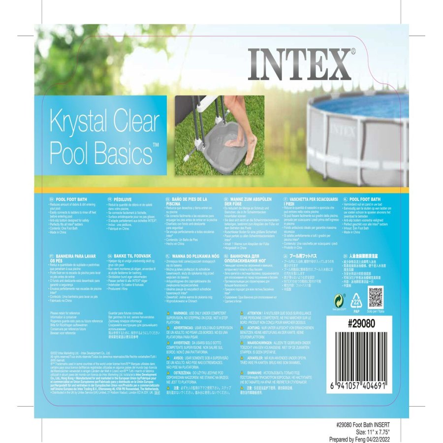 Spand Intex 56 x 9 x 56 cm 46 x 9 x 56 cm 12 enheder #36