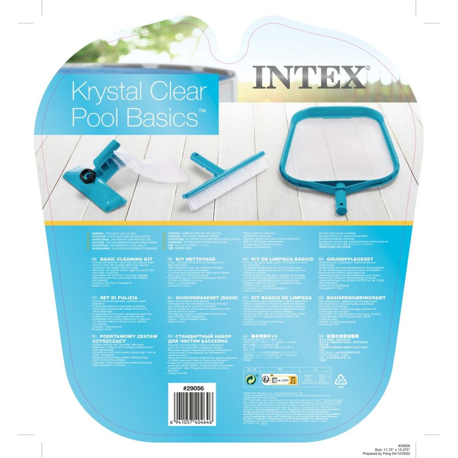 Vedligeholdelsesst til swimmingpool Intex Basic 30 x 3 x 41 cm (6 enheder) #7